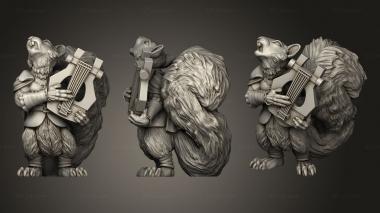 Military figurines Shadow Nutkin Bard 3d model