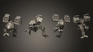 Military figurines ballista s supports 3d model