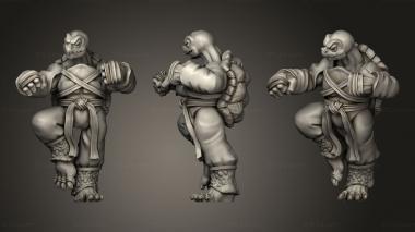 Military figurines Shadow Tortol Monk 3d model