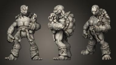 Military figurines Shadow Tortol Monk 3d model