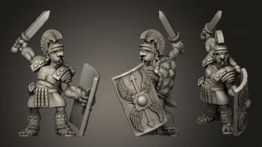 Military figurines Shadow Tortol Roman 3d model