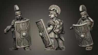 Military figurines Shadow Tortol Roman 3d model