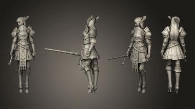 Military figurines Dungeon Crystal 3d model