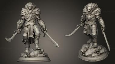 Military figurines Hunter Aier 3d model