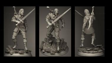 Military figurines Hunter Taric 3d model