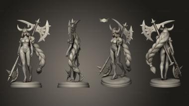 Military figurines Dungeon Vicky the Thunder Viking girl 3d model