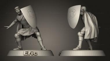 Military figurines Dungeons and Dragons Erick 3d model