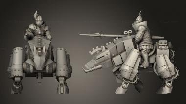 Military figurines DV Heavy Cavalry 3d model