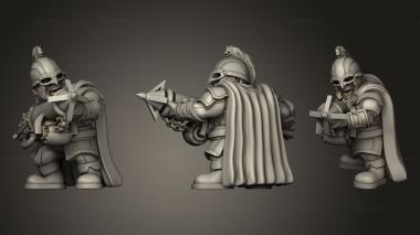Military figurines Dwarf Cannoneer Unit 3d model