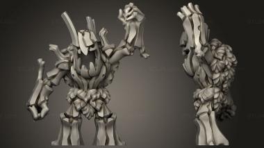 Military figurines Dwarf Dark Forest Drunken Little ent trent 3d model
