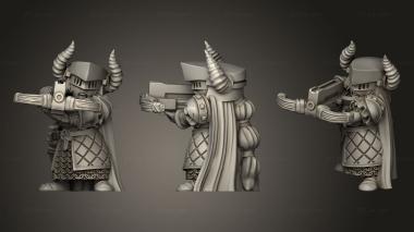 Military figurines Dwarf Female Crossbow and Shield Units Dwarven Unit 3d model