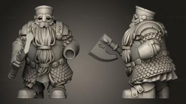 Military figurines DWARF HUSCARLS UNIT HUSCARL 3d model