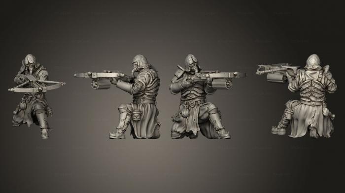 Military figurines (Bane gunner pose 3 01, STKW_3083) 3D models for cnc