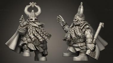 Military figurines DWARF SEA LORD 3d model