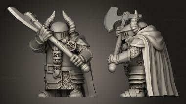 Military figurines Dwarf Units Great Axe 3d model