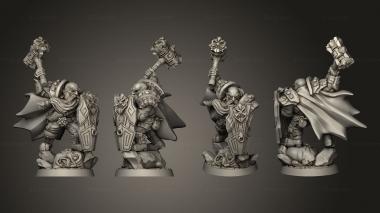 Military figurines Dwarven Defenders Alvar Giantyer 3d model