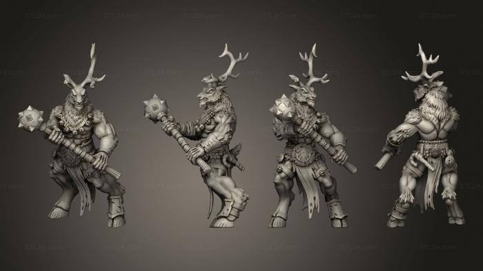 Military figurines (Banedeer 04, STKW_3097) 3D models for cnc