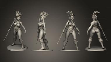 Military figurines BANGS 001 3d model