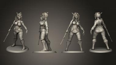 Military figurines BANGS 002 3d model