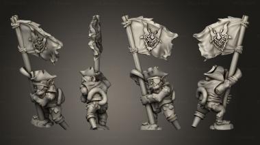 Military figurines Banner B Monkey v 2 3d model