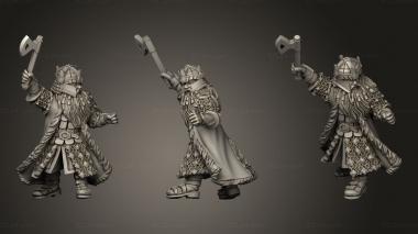 Military figurines Dwarves prince avenger ironstride lord the sapphire ridges 3d model