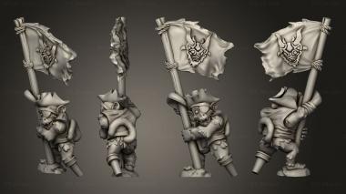 Military figurines Banner B Monkey 3d model