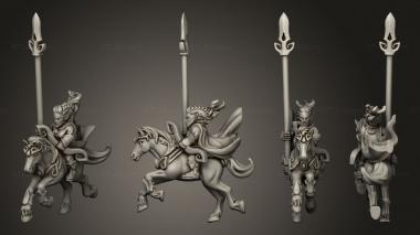 Military figurines banner blank 3d model