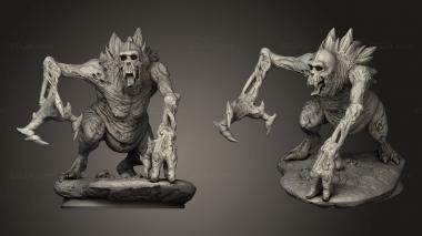 Military figurines ECHOES CORRUPTION Enemy Clotted Beast 3d model