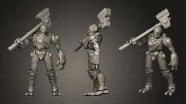 Military figurines warforged fighter talos 3d model