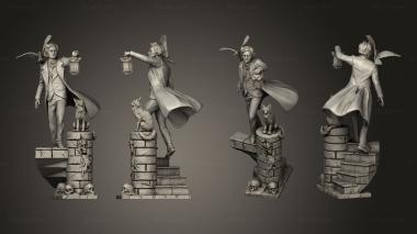 Military figurines Edgar Allan Poe able and 3d model