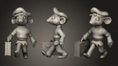 Military figurines Edge Mice Tribe Boy 3d model