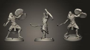 Military figurines Egyptian Guards Guard Egyptian 3d model