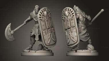Military figurines Egyptian Heavy Infantry 3d model