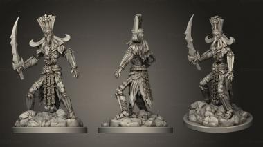 Military figurines Egyptian Mummy Warrior 3d model