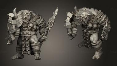 Military figurines Elder Gods 3d model
