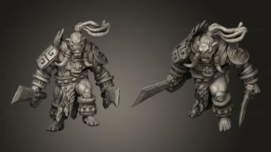 Military figurines Elder Gods 3d model