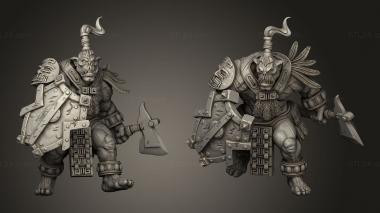 Military figurines Elder Gods 3d model