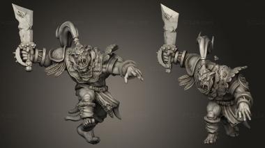 Military figurines Elder Gods 3d model