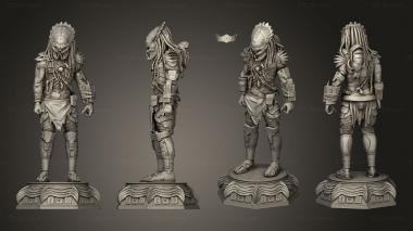 Military figurines Elder Predator 3d model