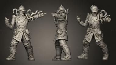 Military figurines thing that commands 3d model