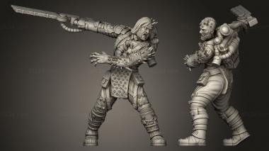 Military figurines thing that ughters 3d model