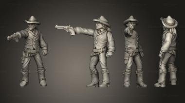 Military figurines Bar 3 003 3d model