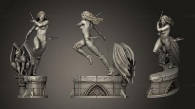 Military figurines Electra tower 3d model