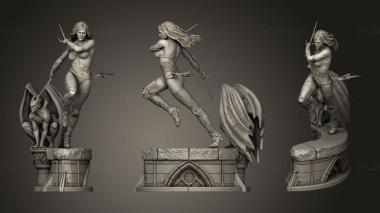 Military figurines Electra tower 3d model