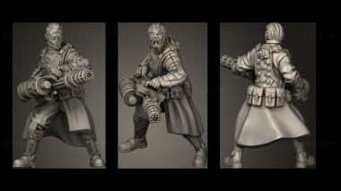 Military figurines Element Agent Miles 3d model