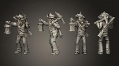 Military figurines Bar 3 005 3d model
