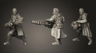 Military figurines Element One Agent Miles 3d model