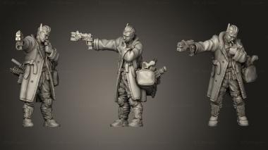 Military figurines Element One Morgan The Black 3d model