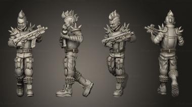 Military figurines Element One Street Kid 3d model