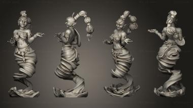 Military figurines Elementals Exotic Jasmine ponytail 3d model
